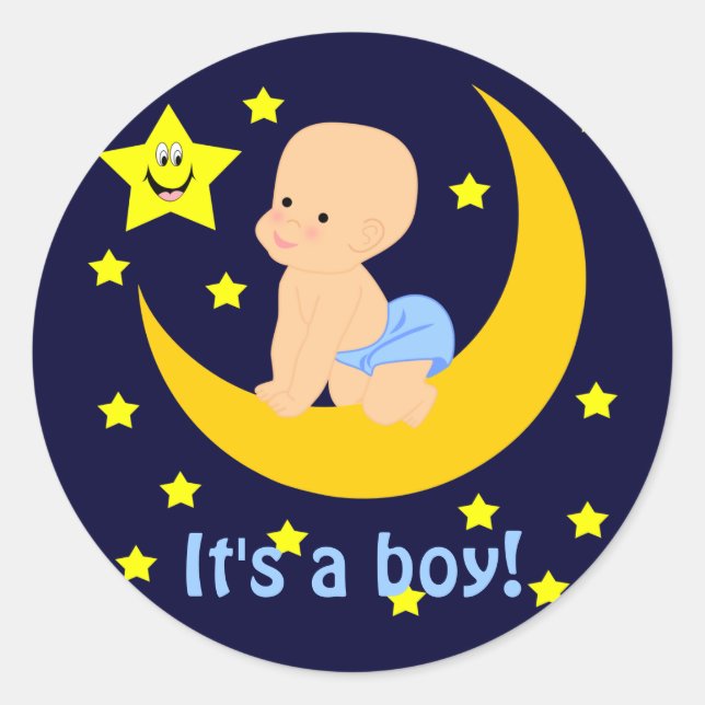 Sweet Baby C'est un Stickers Garçon (Devant)