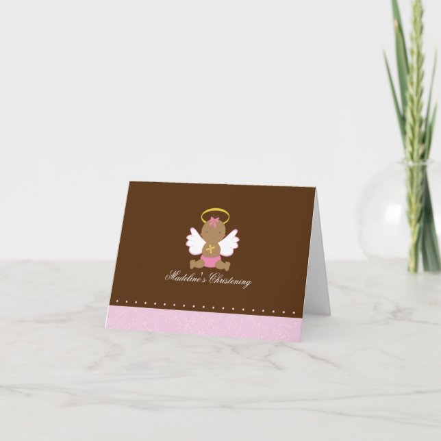 Sweet Baby Christening Karte (Vorderseite)
