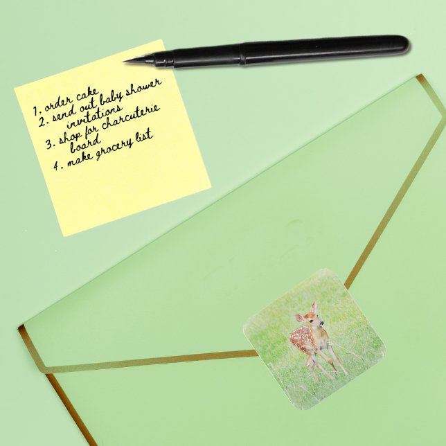 Sweet Baby Deer Fawn Art Sticker (Von Creator hochgeladen)