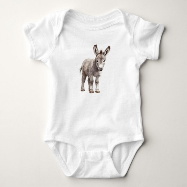 Sweet Baby Donkey, Horse Crazy Baby Strampler (Vorderseite)
