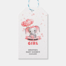 Sweet Baby Elephant Baby Dusche Geschenkanhänger