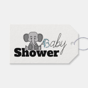 Sweet Baby Elephant, Babydusche Geschenkanhänger