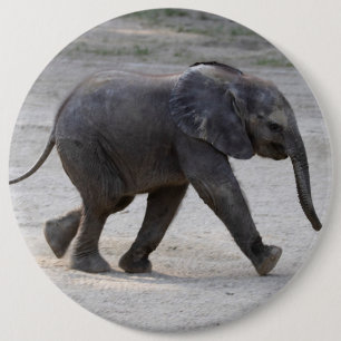 Sweet Baby Elephant Kibali Button