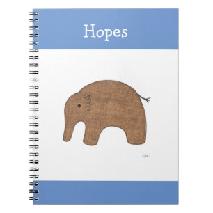 Sweet Baby Elephant Notebook-Erin Brie Art Editor Notizblock