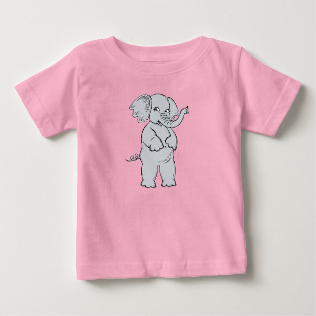 Sweet Baby Elephant T-shirt (Vorderseite)
