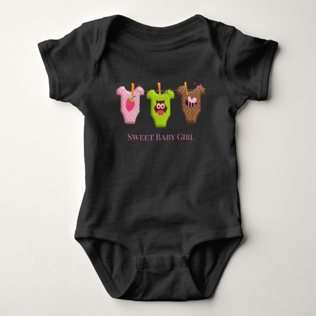 Sweet Baby Girl Baby Strampler (Vorderseite)