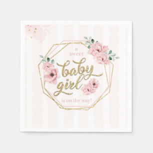 Sweet Baby Girl Boho Serviette