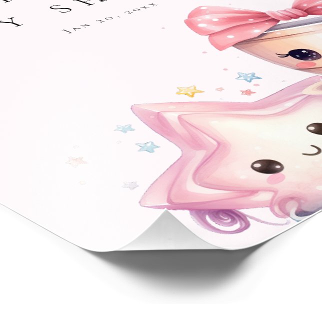 Sweet Baby Girl Brewing Willkommen Fotodruck (Ecke)