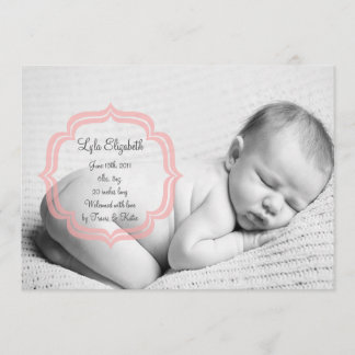 Sweet Baby Girl Faire-part de naissance