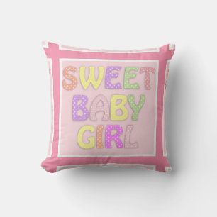 Sweet Baby Girl Pillow Kissen