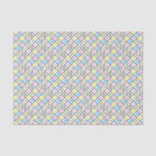 Sweet Baby Girl Squares Seidenpapier