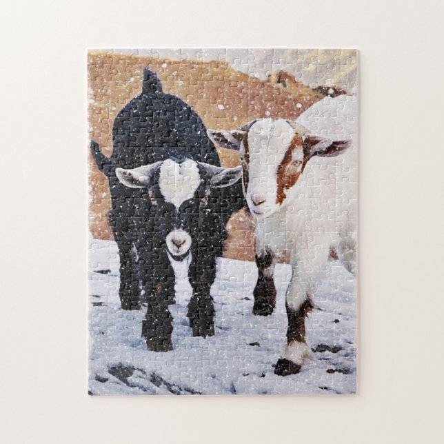 Sweet Baby Goats Niedlich Puzzle (Vertikal)