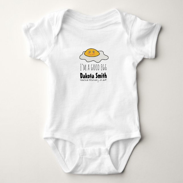Sweet Baby Good Ei Bodysuit Strampler (Vorderseite)