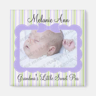 Sweet Baby Pea Foto Magnet