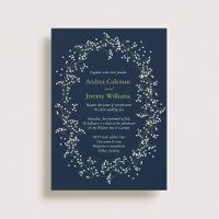 Sweet Baby's Breath Wedding Invitation