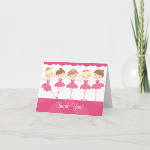 Sweet Ballerina Tanz Geburtstag Danke Notiz