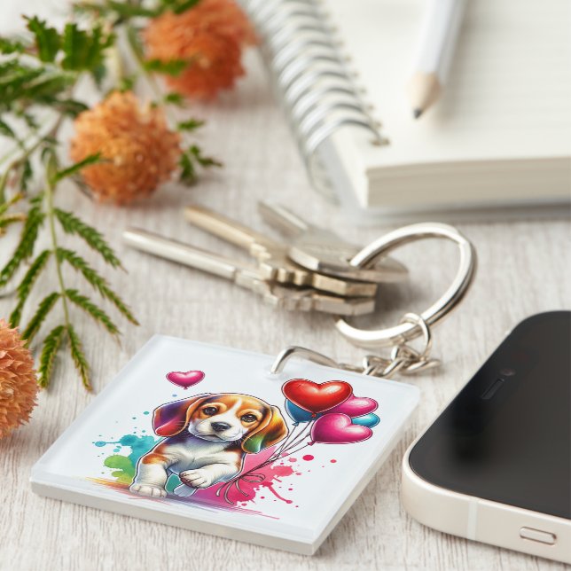 Sweet Beagle Pup Valentine (Devant Droit)