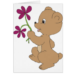 Sweet Bear Art Drawn Baby Brown Bären Art