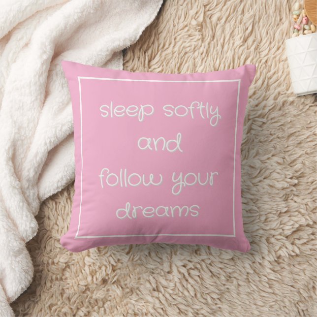 Sweet Bedtime Words Kissen (Decke)