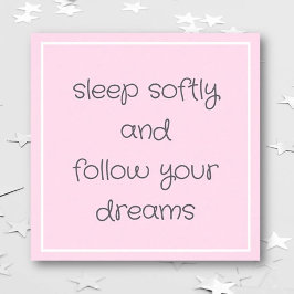 Sweet Bedtime Words Wall Art Poster