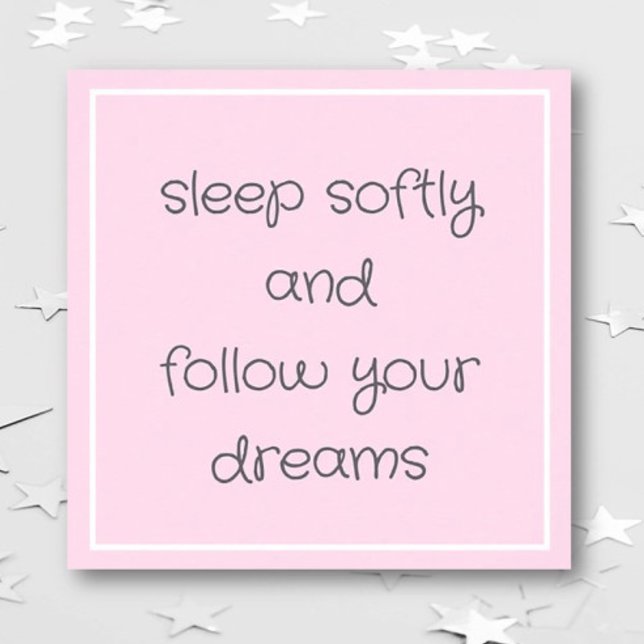 Sweet Bedtime Words Wall Art Poster (Von Creator hochgeladen)