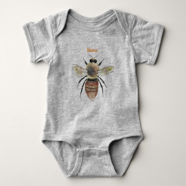 Sweet Bee Baby Jersey Bodysuit Strampler (Vorderseite)