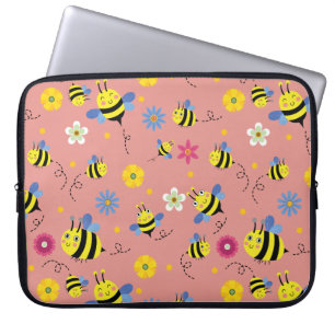 Sweet Bee Blossom Garden Laptopschutzhülle