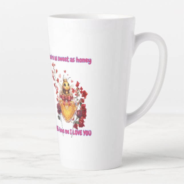 Sweet BEE mine-BEE lieve me i love you Milchtasse (Rechts)