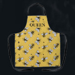 Sweet Bees Queen  Schürze<br><div class="desc">Wonderful classic "sweet bees" design repurposed!  A bee lovers favorite!  Fit for a the "Queen" bee!</div>
