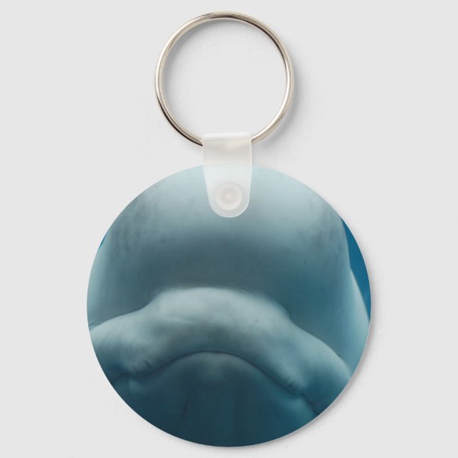 Sweet Beluga Whale Schlüsselanhänger (Vorderseite)