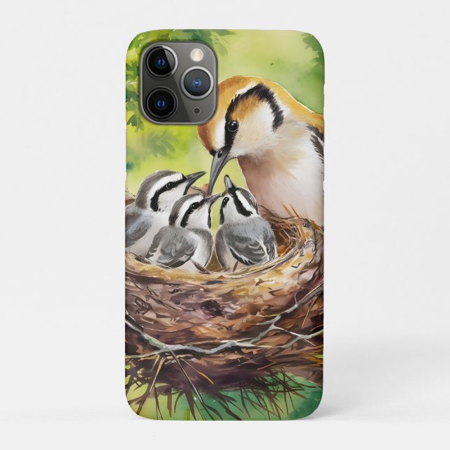 Sweet bird nest painting Case-Mate iPhone hülle (Rückseite)