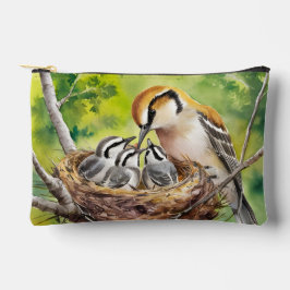 Sweet Bird Nest Painting Zubehörtasche