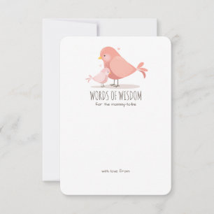 Sweet Birdie Baby Girl Nouveau conseil maman Insér