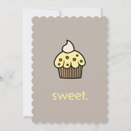 Sweet Birthday Flat Card individuell anpassen Karte