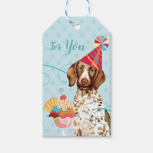 Sweet Birthday German Kurzhaarpointer Geschenkanhänger