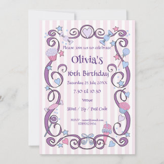 Sweet Birthday Girl Einladung