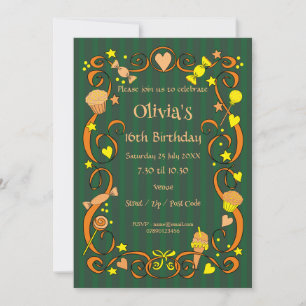 Sweet Birthday Girl Einladung