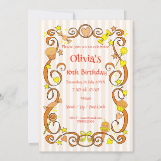 Sweet Birthday Girl Einladung