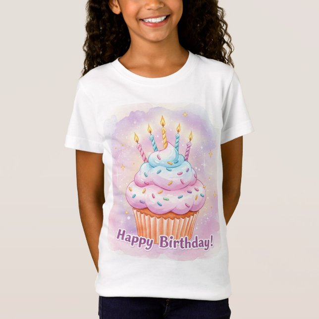 Sweet Birthday von Natasha Us T-Shirt (Vorderseite)