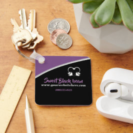 Sweet Black Bean Promotion Business Schlüsselanhän Schlüsselanhänger
