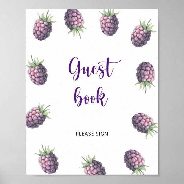 Sweet BlackBerry \ Gästebuch (Vorne)