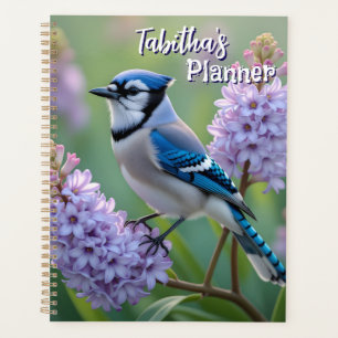 Sweet Blue Jay sur Lilacs Personnalisé