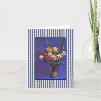 Sweet Blue Note Card Dankeskarte