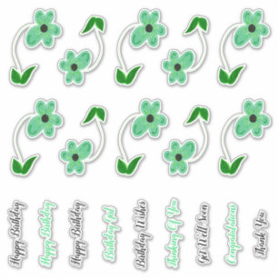 Sweet Blume Bloom Vinyl Decals Aufkleber