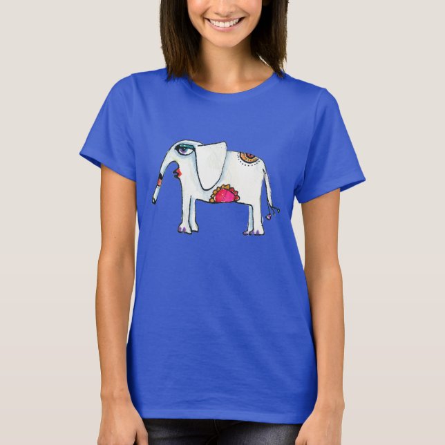 Sweet Blume Elephant T-Shirt (Vorderseite)