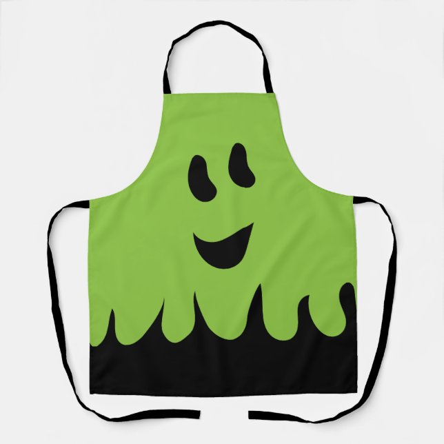 Sweet Boo Ghost Schürze Green (Vorderseite)