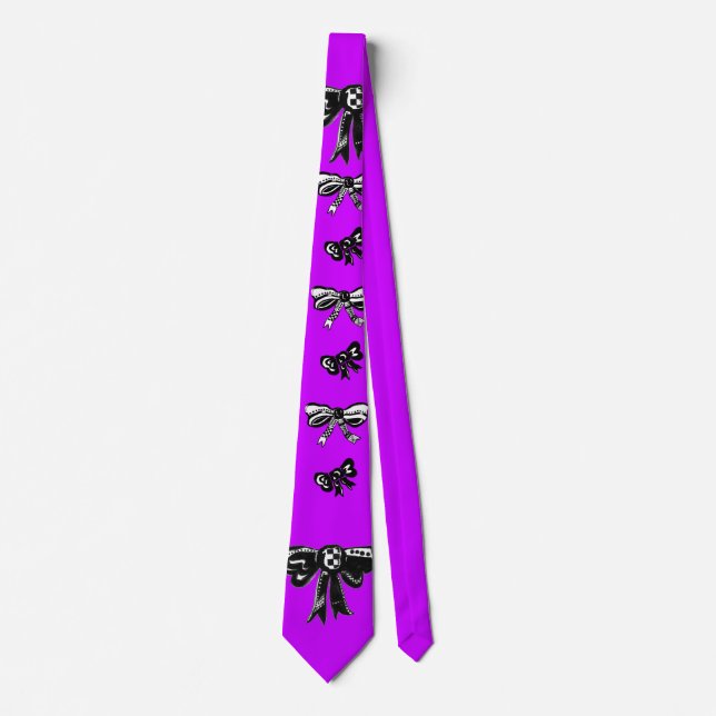 Sweet Bows Krawatte (Fuschia Pop) (Vorderseite)
