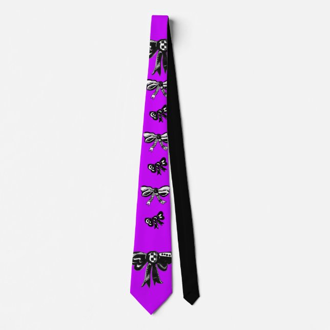 Sweet Bows Krawatte (Fuschia Pop) (Vorderseite)
