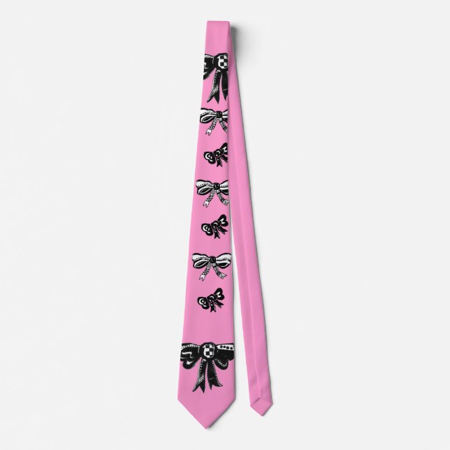 Sweet Bows Krawatte (Pink Elephant) (Vorderseite)