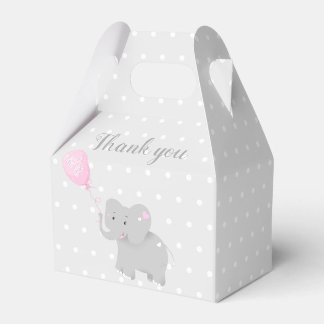 Sweet Box Baby Shower Girl Geschenkschachtel (Vorderseite)